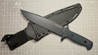 cold steel drop forged survivalist excellent survival knife [upl. by Eneliak]