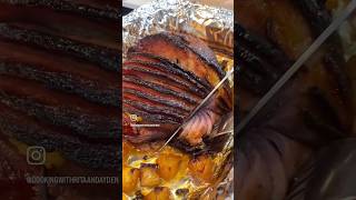 Thanksgiving cooking series part 1 Baked Ham 😋thanksgiving ham trending food shorts￼ [upl. by Damek]