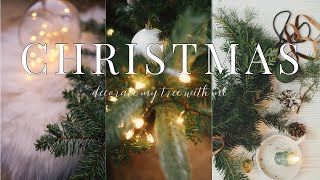 CHRISTMAS 2024 DECORATE WITH ME  STYLING A MODERN amp COZY CHRISTMAS TREE tiahnamrose [upl. by Carew160]