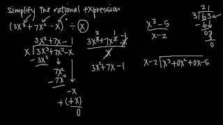 dividing polynomials KristaKingMath [upl. by Aneerahs]