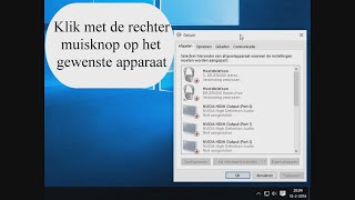 Windows  Kies via welk apparaat het geluid moet worden afgespeeld [upl. by Araihc940]