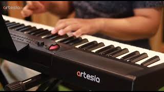 Artesia PE88 Key Digital Piano  Keyboard with Semi Weighted Action  Review by Joel Music Composer [upl. by Nellek519]