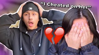 I CHEATED ON YOU PRANK ON GIRLFRIEND SHE CRIES MUST WATCH [upl. by Dib940]