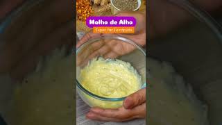 Receita de Molho de alho prático rápido e delicioso [upl. by Pat]