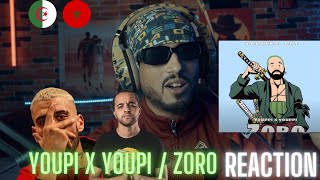 YOUPI X YOUPI  ZORO  KLACH DIDINE CANON 16 REACTION🇲🇦🇩🇿 🔥🔥 [upl. by Christos927]