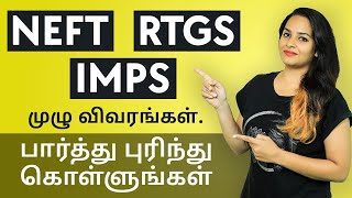 NEFTRTGSIMPS Charges Timings and Limits  Real Difference Between Online Fund Transfer In Tamil [upl. by Imalda]