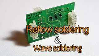 Reflow soldering and wave soldering【PCBBUY Protect】 [upl. by Oralee]