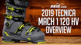 2019 Tecnica Mach 1 120 HV Mens Boot Overview by SkisDotCom [upl. by Hallette]