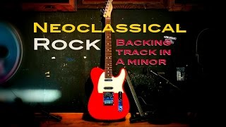 Neoclassic Ballad Guitar Backing Track in A Minor 85 Bpm [upl. by Shaer873]