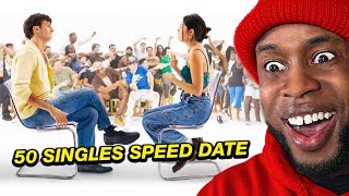 50 Singles Speed Date In Front Of Strangers  Reaction [upl. by Howe]