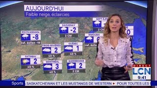 La Météo avec Marie Andrée Poulin 17 Déc 2018 [upl. by Sucramaj142]