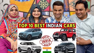 Top 10 Best Indian Cars  Make In India Cars  भारतीय कारें  Safety Rating Indian cars  Reaction [upl. by Os914]