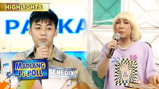 Benedix is surprised at Vice Gandas question  Its Showtime Madlang PiPOLL [upl. by Innattirb]