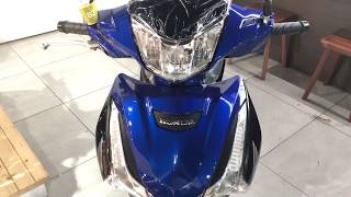 Honda Wave 125i New 2019  walkaround Blue [upl. by Ibrek]