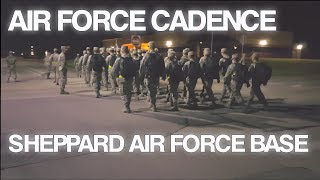 Air Force Cadence  Sheppard Air Force Base  Swing Shift [upl. by Laaspere]