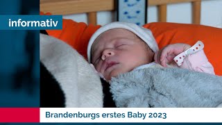 Geboren kurz nach Mitternacht Das Neujahrsbaby 2023 [upl. by Hannover]