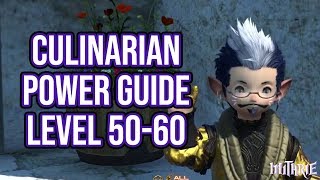 FFXIV 30 0790 Culinarian 5060 Powerlevel Guide [upl. by Jeane966]