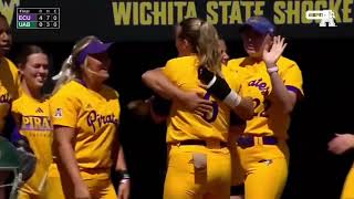 HIGHLIGHTS  2024 American Athletic Conference Softball Tournament  First Round through Semis [upl. by Daloris913]