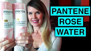 Rosescented hair Pantene ProV Blends Rose Water Shampoo and Conditioner REVIEW [upl. by Svetlana]