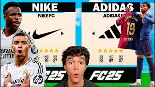 ¡ENFRENTO A NIKE vs ADIDAS en FC25 [upl. by Ljoka]