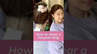 How to Wear a Ponytail Wig  UniWigs Brooke [upl. by Candie720]