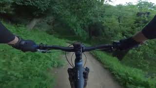 Pleasanton Ridge MTB ride following guy with cowbell [upl. by Allekim752]