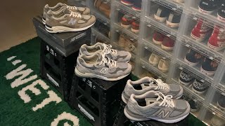 NEW BALANCE 990v2 GREY MADE IN USA 2021  UNBOXING VIDEO 4K [upl. by Nnaul]