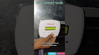 Honeywell Thermostat setting method Honeywell HVAC [upl. by Aiken]