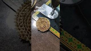 samosa lace s bnaye flower designshortvideofashiondesign [upl. by Aihpos]