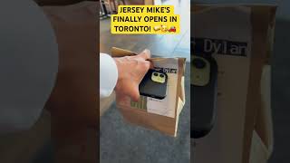 JERSEY MIKE’S FINALLY HERE IN TORONTO 🥪🥳🚗 shorts ubereats fooddelivery panerabread gigwork [upl. by Gemperle]