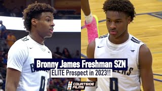 BRONNY JAMES Has ESTABLISHED Himself As A HS Superstar SELLING OUT NBA Arenas at 15 [upl. by Imim]