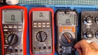 TESTS How accurate Aicevoos AS98s is in comparison with Brymen BM 869s in case of resistance test [upl. by Corvese175]