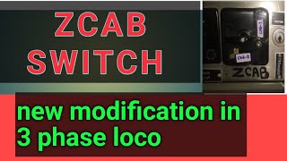 ZCAB Switch in 3 phase MU LOCO ZCAB switch WAG 9 MU loco locomotive [upl. by Imugem308]