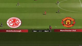 MIDDLESBROUGH VS MANCHESTER UTD 11 FA PREMIER LEAGUE  FIFA 2005 [upl. by Nauaj]