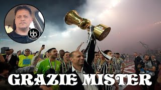 GRAZIE MAX  LA JUVE PRIMA DI TUTTO E TUTTI MA LA STORIA RIMANE [upl. by Ahsenahs697]