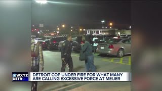 Detroiters respond after online video shows DPD officer striking man w baton [upl. by Aseek54]