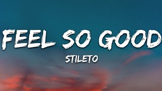 Stileto  Feels So Good Lyrics feat Luke Baker [upl. by Nemraciram]