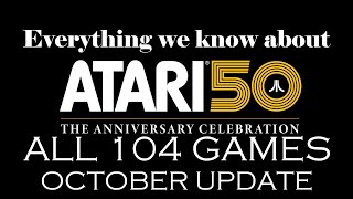 All 104 Games and Things We Know About Atari 50 The Anniversary Celebration [upl. by Moriyama425]