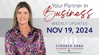 Lindale Chamber Events amp Updates  November 19 2024 [upl. by Bodkin353]