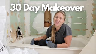 DIY Dream Bathroom Makeover  MAJOR Bathroom Remodel  Custom Bathroom Design [upl. by Maye820]