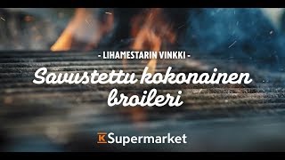 Savustettu kokonainen broileri [upl. by Ahsilat]