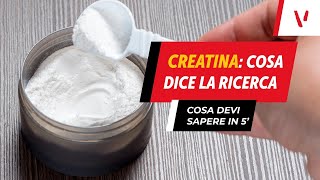 Cosa sapere sulla CREATINA dosi effetti controindicazioni [upl. by Enetsirhc]