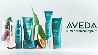 Dramatically Transform Damaged Hair  Botanical Repair Collection  Aveda [upl. by Enayd]