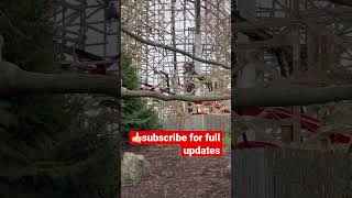 WILDCATS REVENGE CONSTRUCTION UPDATE rollercoaster themepark hersheypark rmc [upl. by Ahsakat]