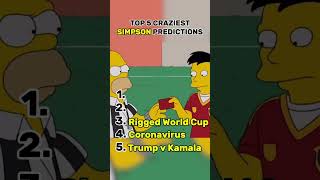 TOP 5 CRAZIEST SIMPSONS PREDICTIONS 😭 thesimpsons kamalaharris predictions [upl. by Ainessej]