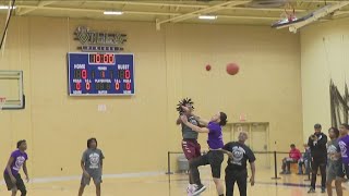 City Basketball League holds firstever championship game [upl. by Laeynad230]