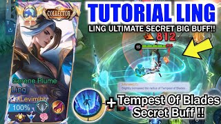 TUTORIAL LING 2024 NEW PATCH LING DAMAGE NERF BUT ULTIMATE BUFF  LING FASTHAND COMBO IS EASY NOW [upl. by Clein173]