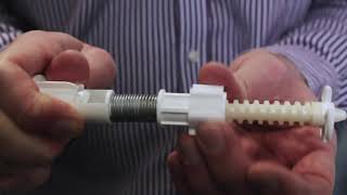 How to Tension a Cordless spring action Roller Blind [upl. by Lonne]