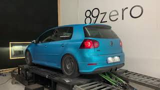 Golf MK5 R32 Dyno Run BN Pipes Exhaust [upl. by Dow]