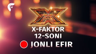 X faktor 12soni tortinchi jonli efir [upl. by Lyrak]